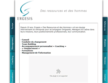 Tablet Screenshot of ergesis.com